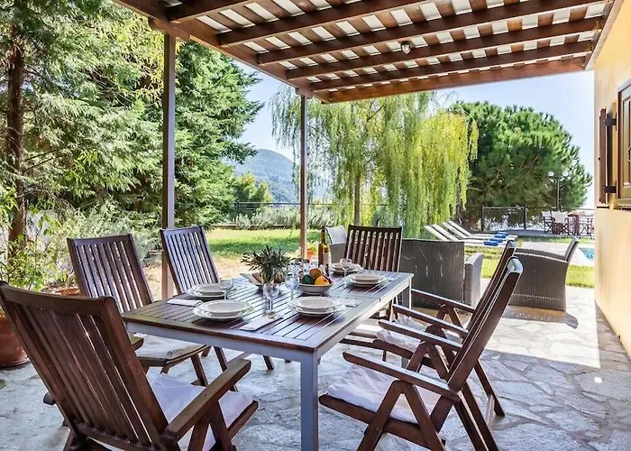 Calliope Avec Vue Imprenable, Jardin Et Piscine Privee * Glósza