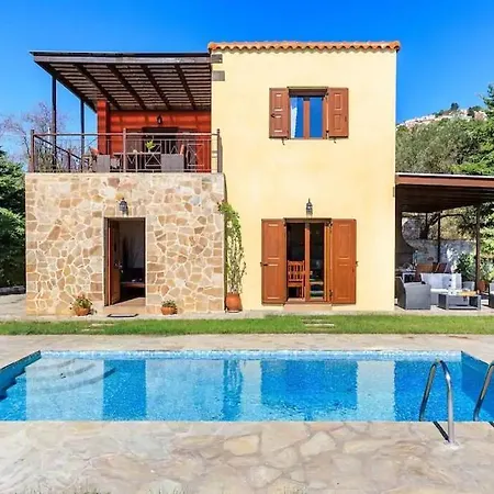 Βίλα Calliope Avec Vue Imprenable, Jardin Et Piscine Privee