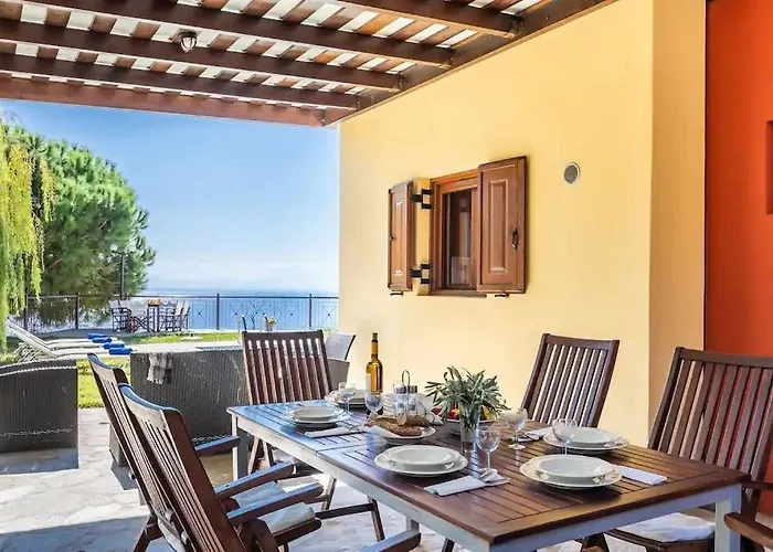 Calliope Avec Vue Imprenable, Jardin Et Piscine Privee Βίλα Γλώσσα