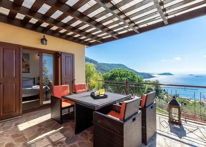 Calliope Avec Vue Imprenable, Jardin Et Piscine Privee