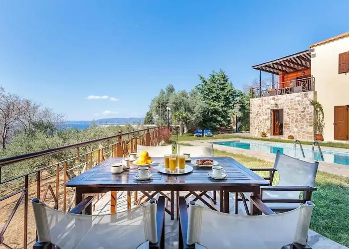 Calliope Avec Vue Imprenable, Jardin Et Piscine Privee Vila *